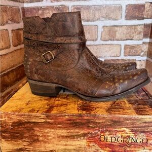 Old Gringo Women's Distressed Brown Ankle Boots